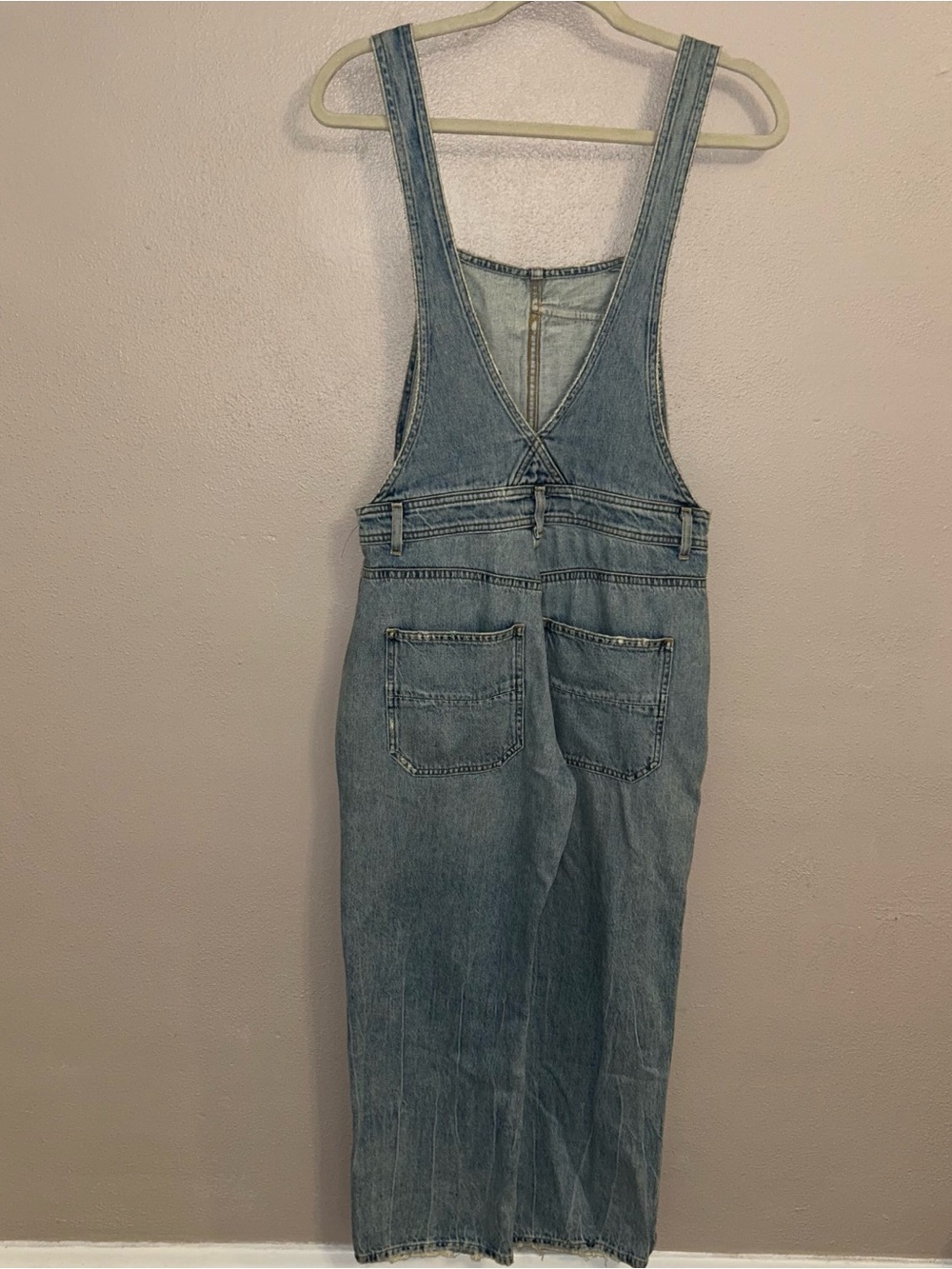 Anthropologie citizens of humanity jamie cropped Light Blue Denim Overalls NWT - Picture 12 of 12